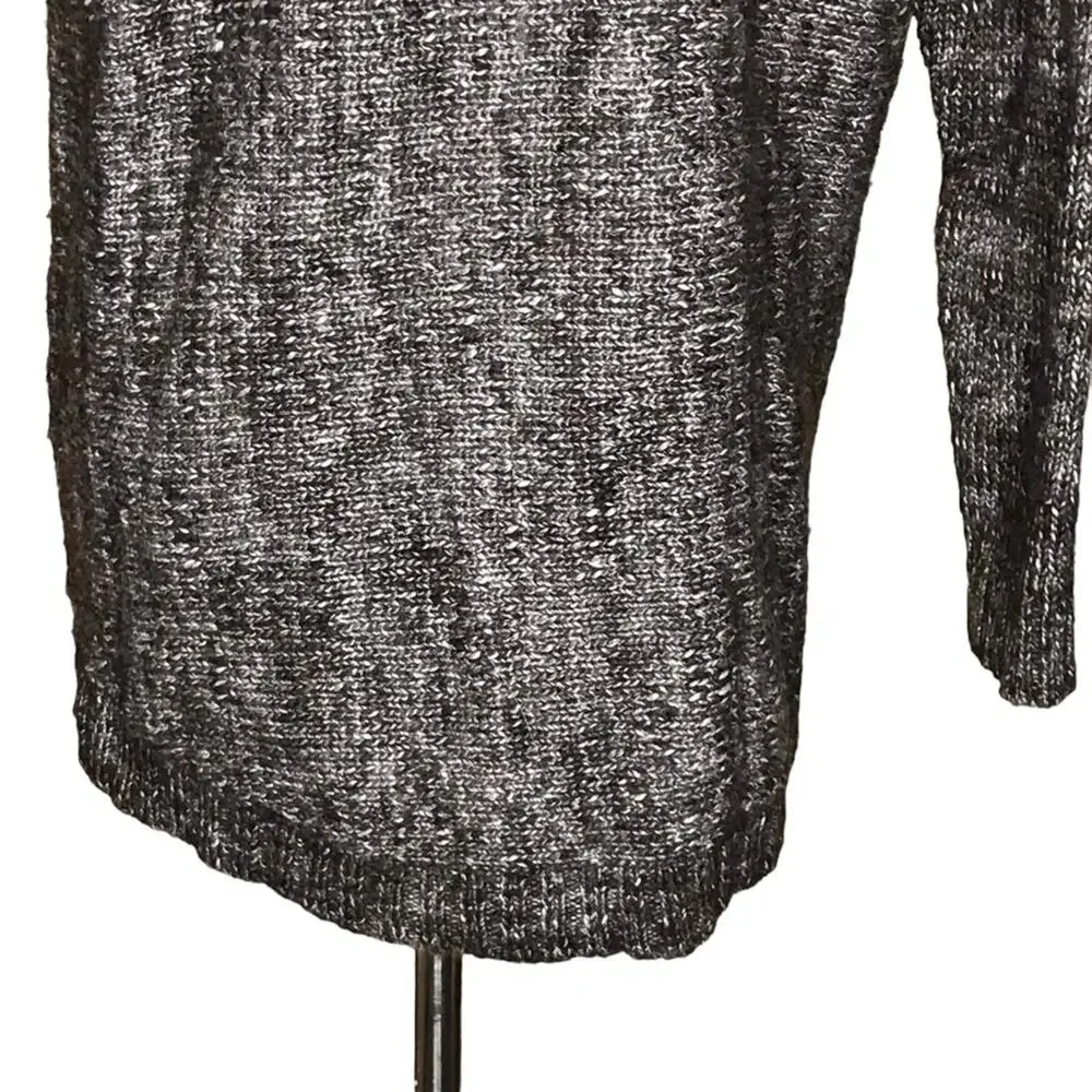 J. Crew Size XS Marled Knit 1/2 Button Collared Sweater-Woman-Wool/Alpaca Blend